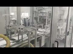 Пластиковая створка двойника PE 50kg сумки гипсолита гипса цемента сплетенная PP video