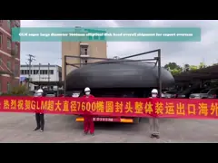 7600 mm di diametro Testa di piatto personalizzata 23 mm di spessore Testa di piatto ellittica