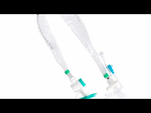 Устранимая хирургическая медицинская закрытая стерильная ранг PVC трубки катетера всасывания y для взрослых видео