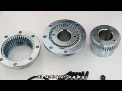 Шестерня 45 зубов нейлона внутренняя гибкая соединяя высоту 257mm OD 140mm video