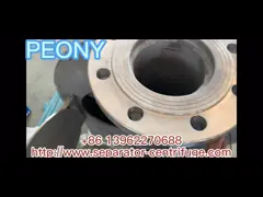 Horizontal Sieve Salt Centrifuge Industrial Fast Draining Two Stage Pusher Type