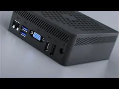 N5100 CPU QUAD-CORE FANLESS мини-компьютер HDMI DP VGA UHD графики video