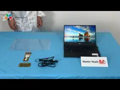 PCAP фильм экрана касания 32 дюймов ровный прозрачный 1-12 пунктов video