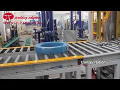 Машина упаковки трубы PVC PE/линия упаковки ширина катушки 300mm с системой создания программы-оболочки video