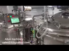 Жидкостное смешивая вакуума сливк танка оборудование смесителя косметического делая эмульсию video