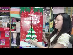 Candy Rectangular Cardboard Christmas Advent Calendar Gift Box Beauty Packaging