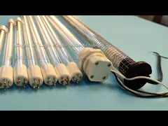 80 Вт G13 Ультрафиолетовый очиститель воды 99% Кварц высокой чистоты 185 нм 254 нм video