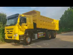 Желтый самосвал 375Hp 2022mm Sinotruk Howo 6x4 сброс 25 тонн video