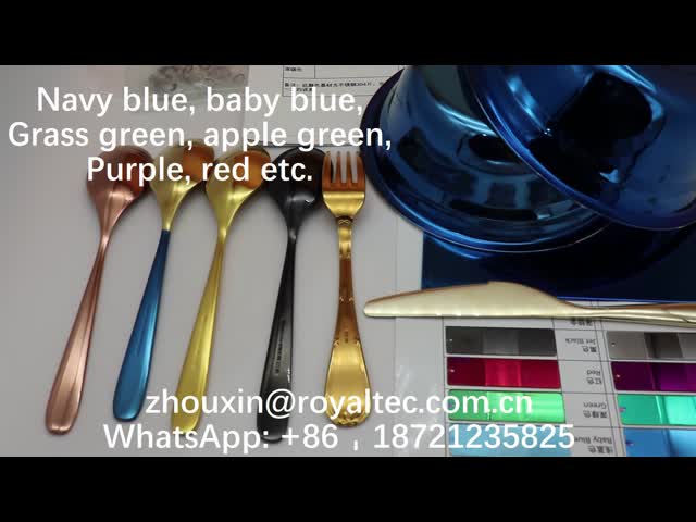 Revestimento azul nas peças de metal, serviço azul de bronze da cor PVD do revestimento da liga PVD