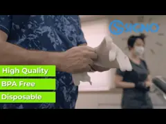 Перчатки латекса Milky белого сильного порошка свободные 6 перчаток экзамена Mil больших длинных резиновых терпеливых video