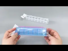 Портативный еженедельный органайзер для таблеток Blue Travel 11,2 мл / сетка для путешествий Pill Box video