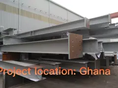 Решение и здание конструкции стальной структуры Multi этажа полуфабрикат структурное video