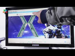 монитор 50W 12V 4.18A экрана касания настольного компьютера 17 225 Nits video