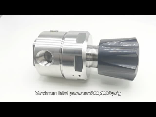 Регулятор воздушного давления нержавеющей стали R12 промышленный для кислорода водопода аргона СО2 видео