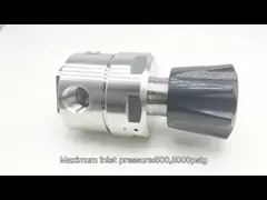 Регулятор воздушного давления нержавеющей стали R12 промышленный для кислорода водопода аргона СО2 video