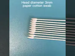 Двойная заостренная мини обжатая голова хлопка микро- дюйм 3mm пробирки 3 video