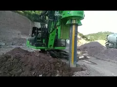 360KnM 6000mm Hydraulic Pile Machine Rotary 60m/Min Industrial Borehole Drilling Machine