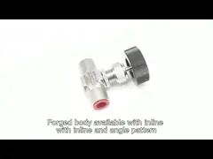 Игольчатого клапана двухсторонний 1/8 1/4 3/8 1/2 нержавеющей стали давления 3000psi AFK дюймов высокого video