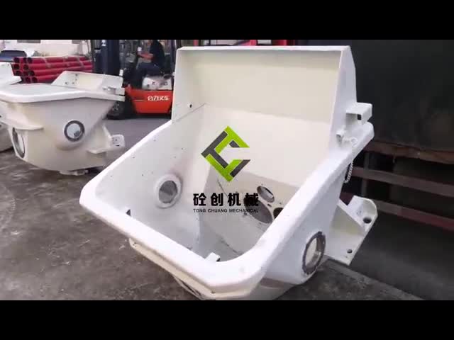 Alloy steel Zoomlion Concrete Pump Parts Concrete Mixer Truck Hopper