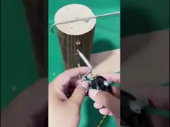 INS037 7mm Galvanized Steel Electric Fence Insulators