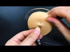 Прошивка 14G s обруча кнопки живота металла формирует сияющее качает золотую луну video