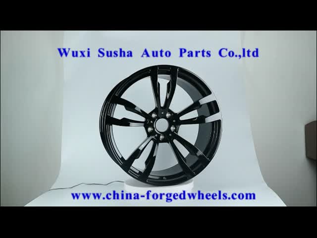 Изготовленный на заказ Benz AMG S63 5x112 щетки 1 черноты лоска #SSEM1007 - часть выковала колеса 21 выкованные оправы для Мерседес - видео