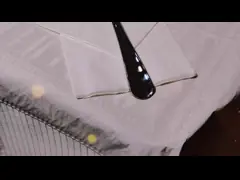 Белая устранимая бумажная скатерть 1.37mx2.74m гибкое отсутствие складчатости video