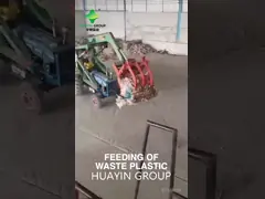 Ненужная пластмасса к заводу пиролиза отброса размера машины дизельного топлива мини video
