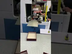 Машина для упаковки коробки сотового телефона, коробка 25pcs/min формируя машину video