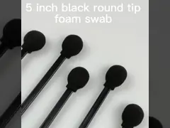 чистка пены печатающей головки круга Absorbency чернил 50Pcs сухая вытирает тампоном 5 дюймов video