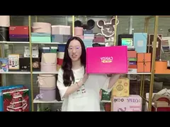 Packaging Shipping Paper Mailing Gift Box Black Corrugated Cardboard