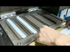 Изготовленная на заказ высокая температура набивкой силиконовой резины пропилена этилена плоская устойчивая video