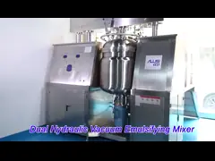 SUS304 Dual-agitator Design Mixing Vessel Cream Making Machine Homogenizer 50L-5000L