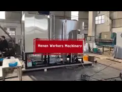 Машина для просушки картофельных чипсов PLC сушильщика замораживания вакуума джекфрута клубники йогурта video