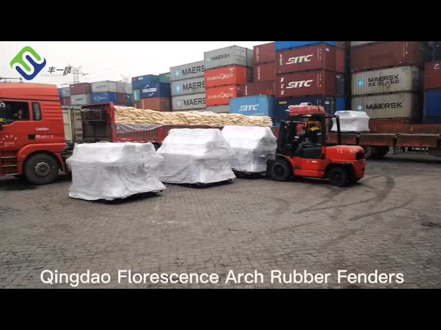 V Type Marine Rubber Arch Fender Solid For Berthing