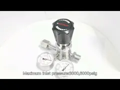 AFK SS R31 Precision Pressure Gauge Helium Gas Regulator Two Stage video