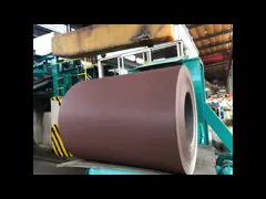 Зерно древесины напечатало цвет катушки PPGI стальной покрыло ширину 1250mm video