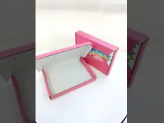 Custom Logo Printed Flat Folding Die Cut Packaging Mailer Box Kraft Corrugated