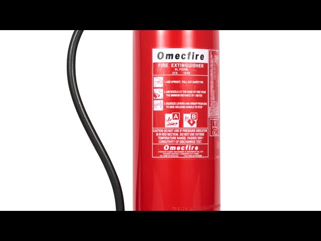 Home Use BS EN3 Red 9L Foam Extinguisher CE Portable