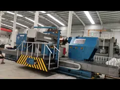 Обычная машина токарного станка для поворачивая цилиндра турбины вала энергии ветра video