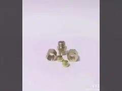 3/8 x 3/8 латунные штуцеры соединительной трубы обжатия NPT обеспечивают обслуживания OEM video