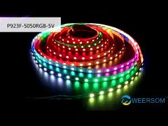 Muti красит света прокладки СИД IP20 5050 RGB 14.4W Smd 5050 Rgb привело приведенную прокладку 60 video