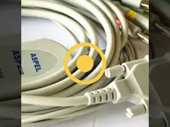 Электроды CFS Ecg всасывания Multi чашек всасывания цели 26mm Ecg взрослые красочные video