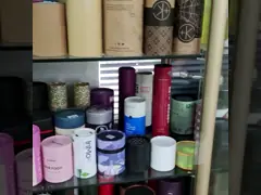 Изготовленные на заказ напечатанные контейнеры Recyclable чая трубки бумаги Kraft цилиндра упаковывая video