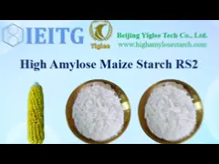 Низкий ГИ высокоамилозный кукурузный крахмал RS2 не ГМО ПЕКИНЬ YIGLEE TECH высокоамилозный кукурузный крахмал video