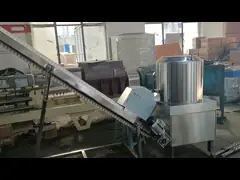 Пшеничная мука откалывает жарить машину 120-250kg/H легкой закускы video