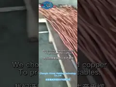 Медь Водоохлажденные кабели Безкабельный кабель для сварщика с подвеской на местах video