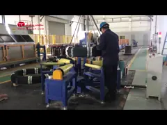 Стальная скорость 12000kg кольца машины для упаковки 60r/Min простирания катушки с экраном HMI video