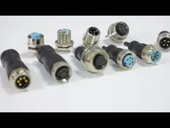 Незаслоненная мини женщина автоматизации соединителей изменения к кабелю кода M12 s мужскому video