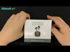 Шум ENCL 300mAh истинный беспроводной отменяя Ultraportable Earbuds F69 video